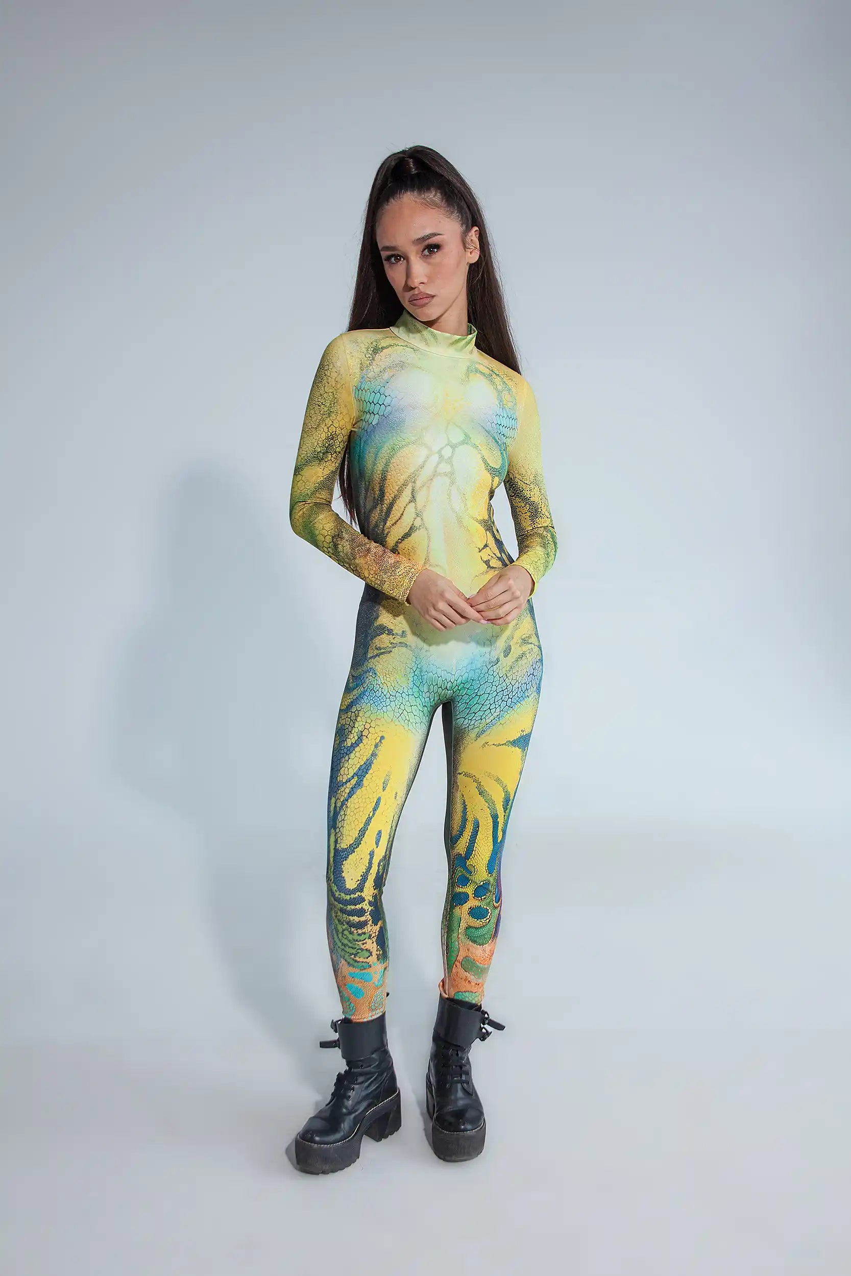 Chameleon Bodysuit Costume – Sexy Women's Halloween Outfit