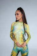 Chameleon Bodysuit Costume – Sexy Women's Halloween Outfit