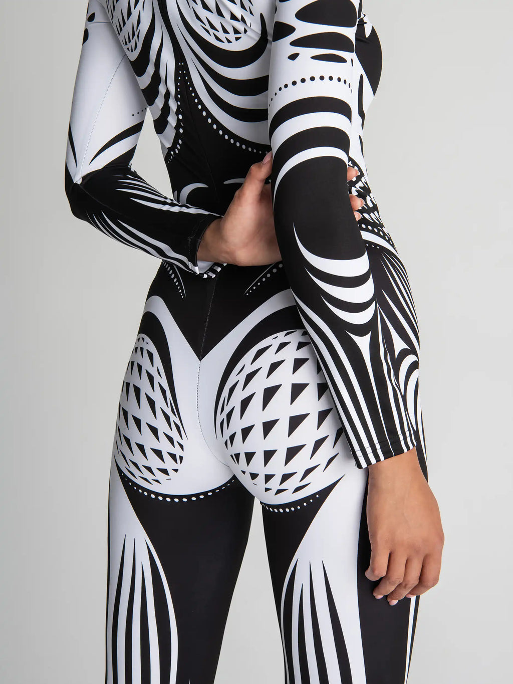 Monochrome Graphic Festival Outfit