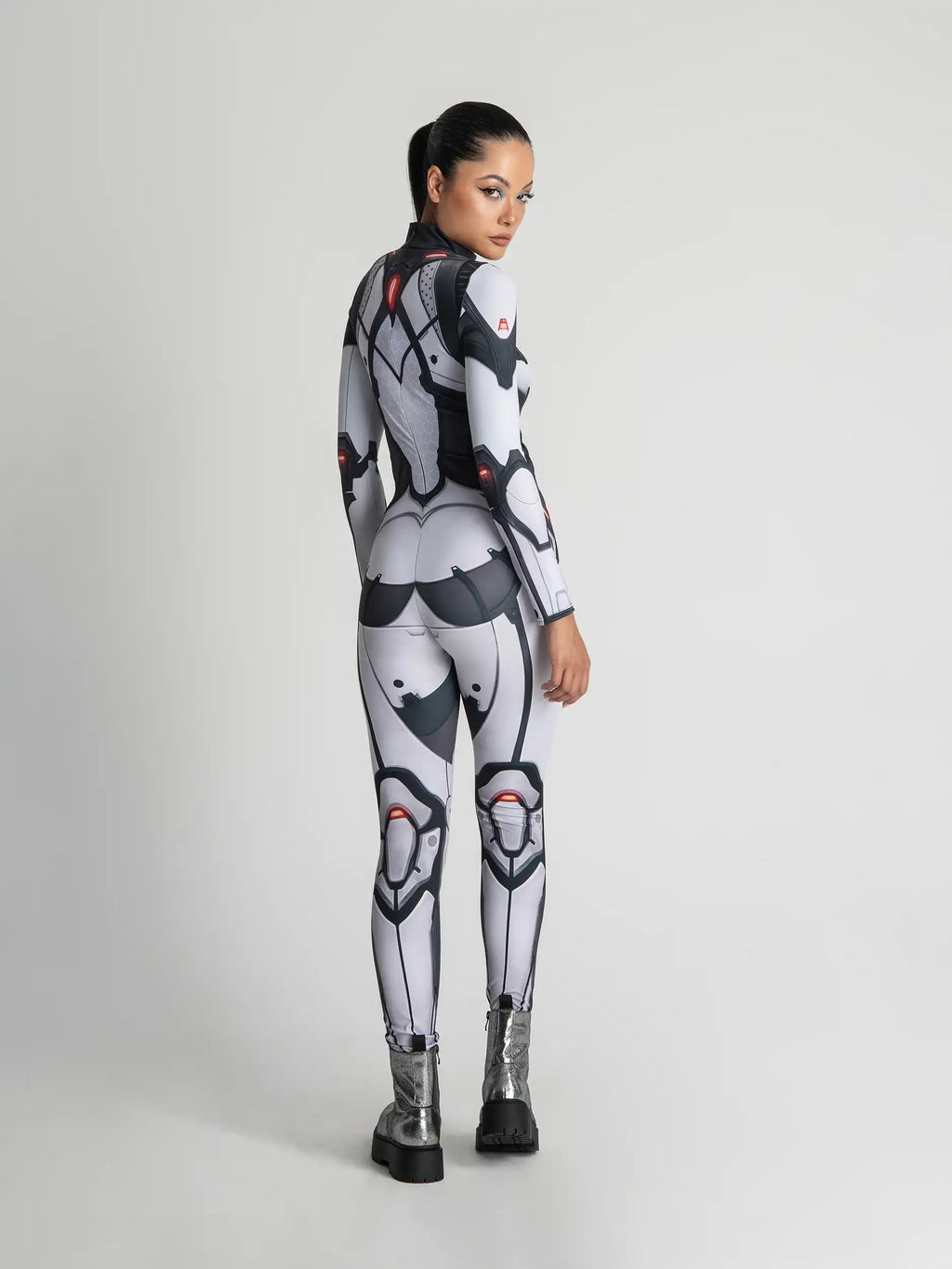 Futuristic Droid Costume: Women's Festival Outfit, Cosplay Robot