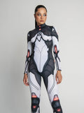 Futuristic Droid Costume: Women's Festival Outfit, Cosplay Robot