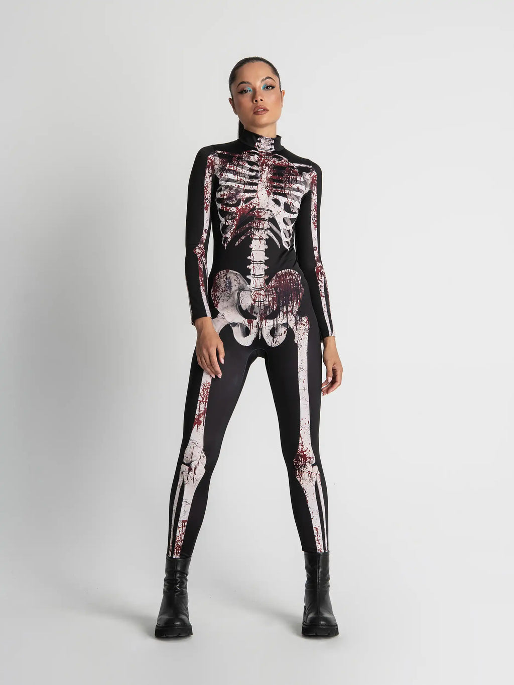 Bloody Skeleton Bodysuit Halloween Outfit