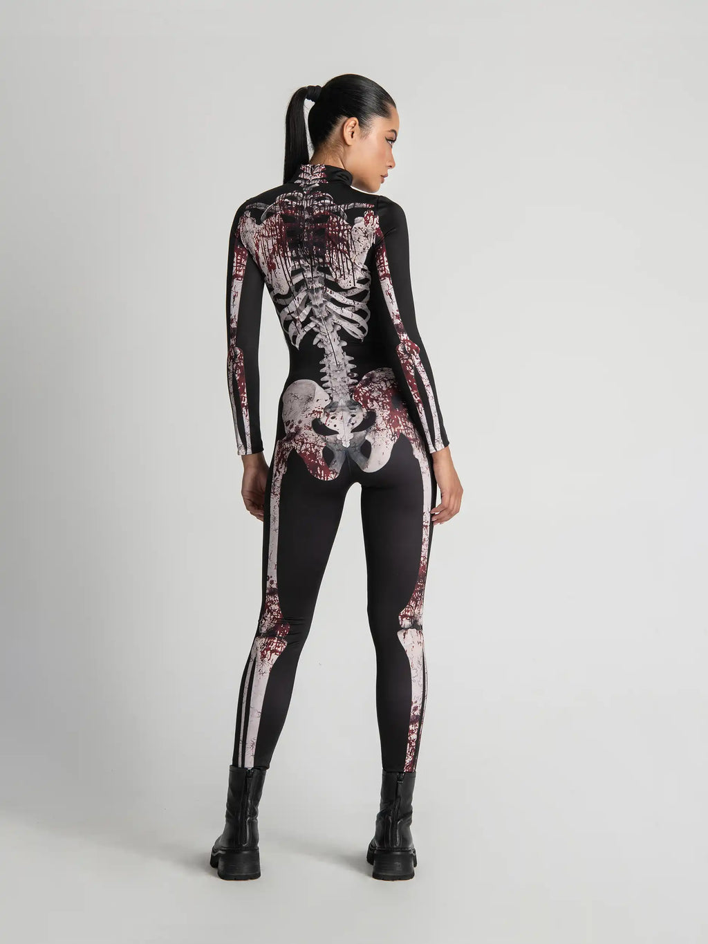 Bloody Skeleton Bodysuit Halloween Outfit