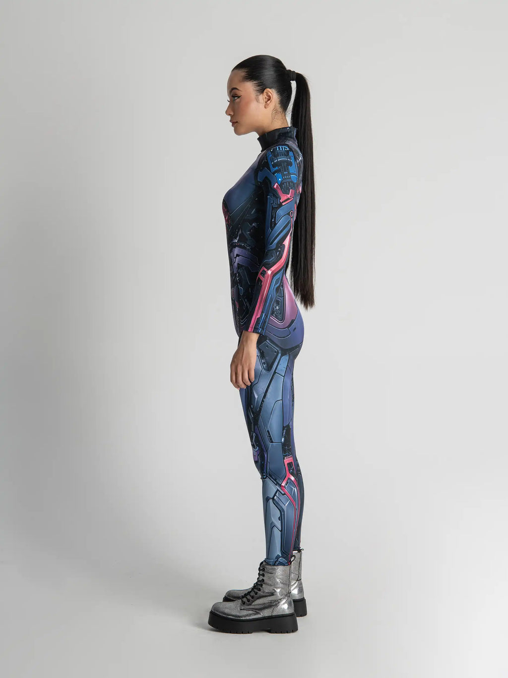 Cosplay Cyborg Armor Costume, Robot Bodysuit - Unleash Your Inner Machine! Sci-Fi Cosplay