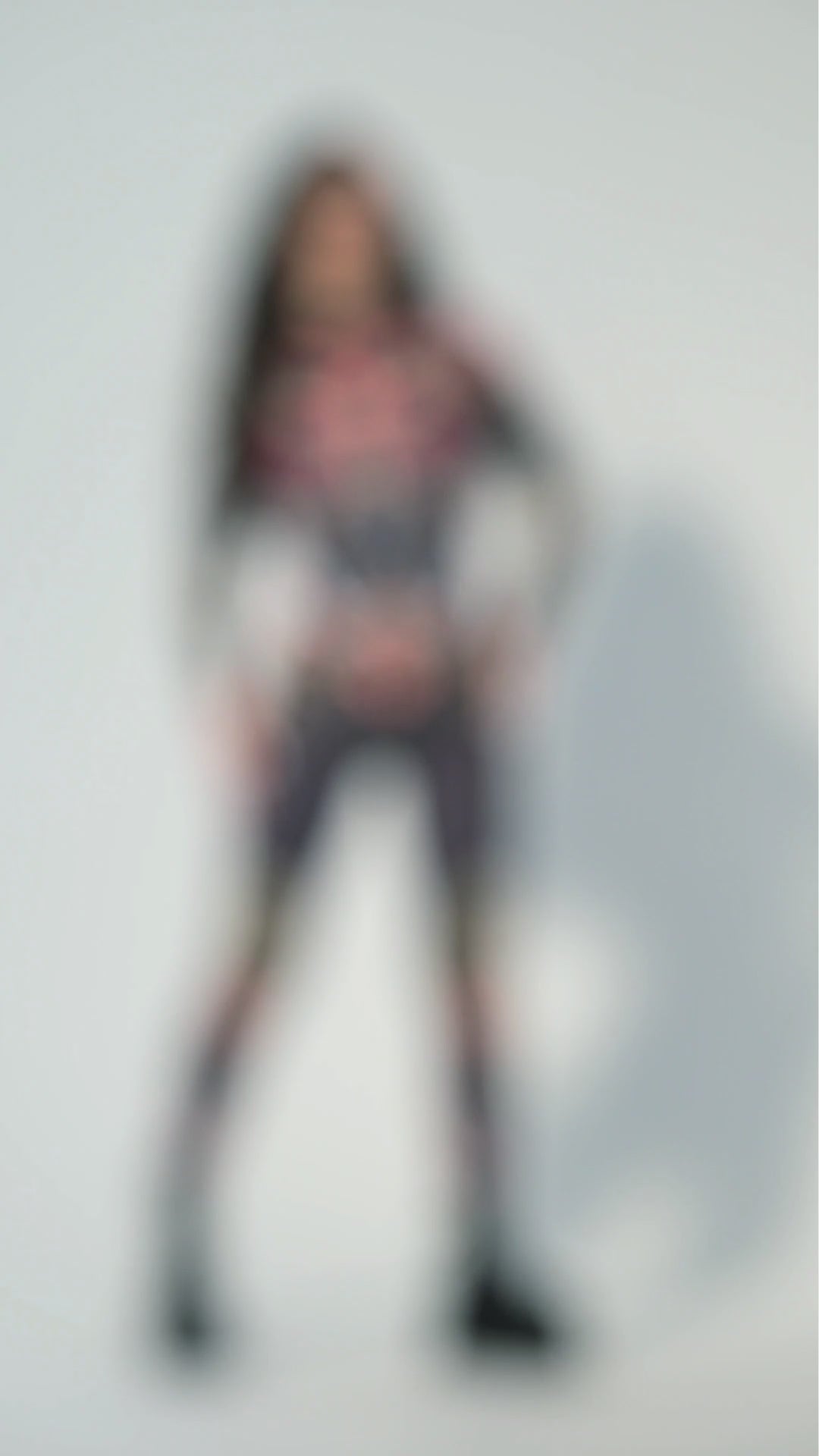 Video of Halloween female warrior costume with detailed fantasy armor print